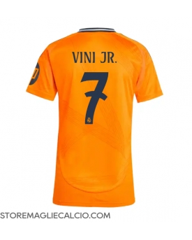 Real Madrid Vinicius Junior #7 Maglia Gara Trasferta Repliche 2024-25 Donna